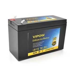 Аккумуляторная батарея литиевая Vipow 12V 14Ah с элементами Li-ion 18650 со встроенной ВМS платой, (3S7P) 18677 фото