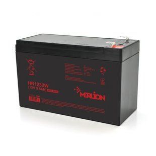 Акумулятор 12V 9.5Ah AGM MERLION HR1232W ( 151 х 65 х 94 (100) ), 2.46 kg Q10/420 15583 фото